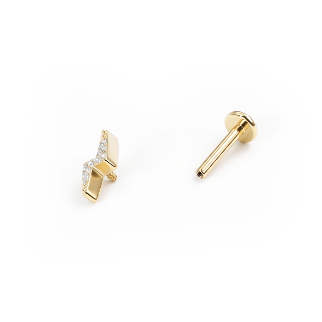Blixtlabret i titan med stenar