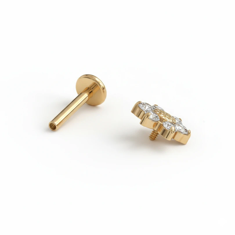 Labret i titan med tusensköna