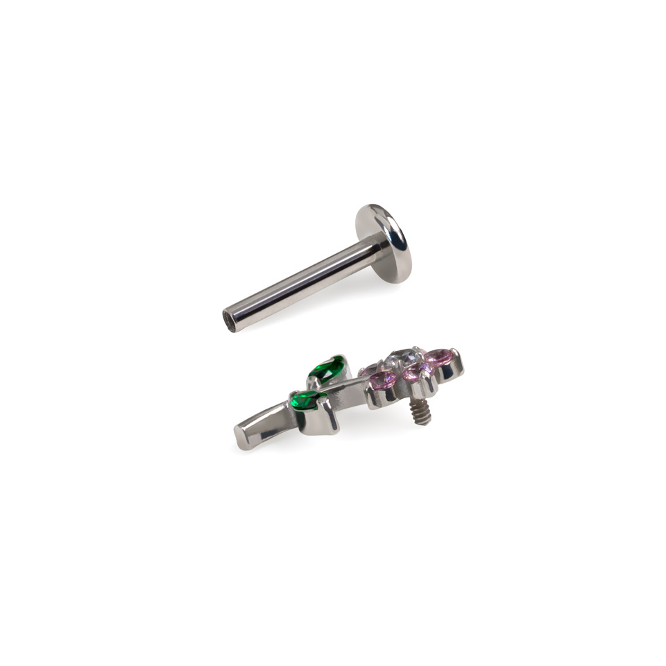 Labret med gullig blomma