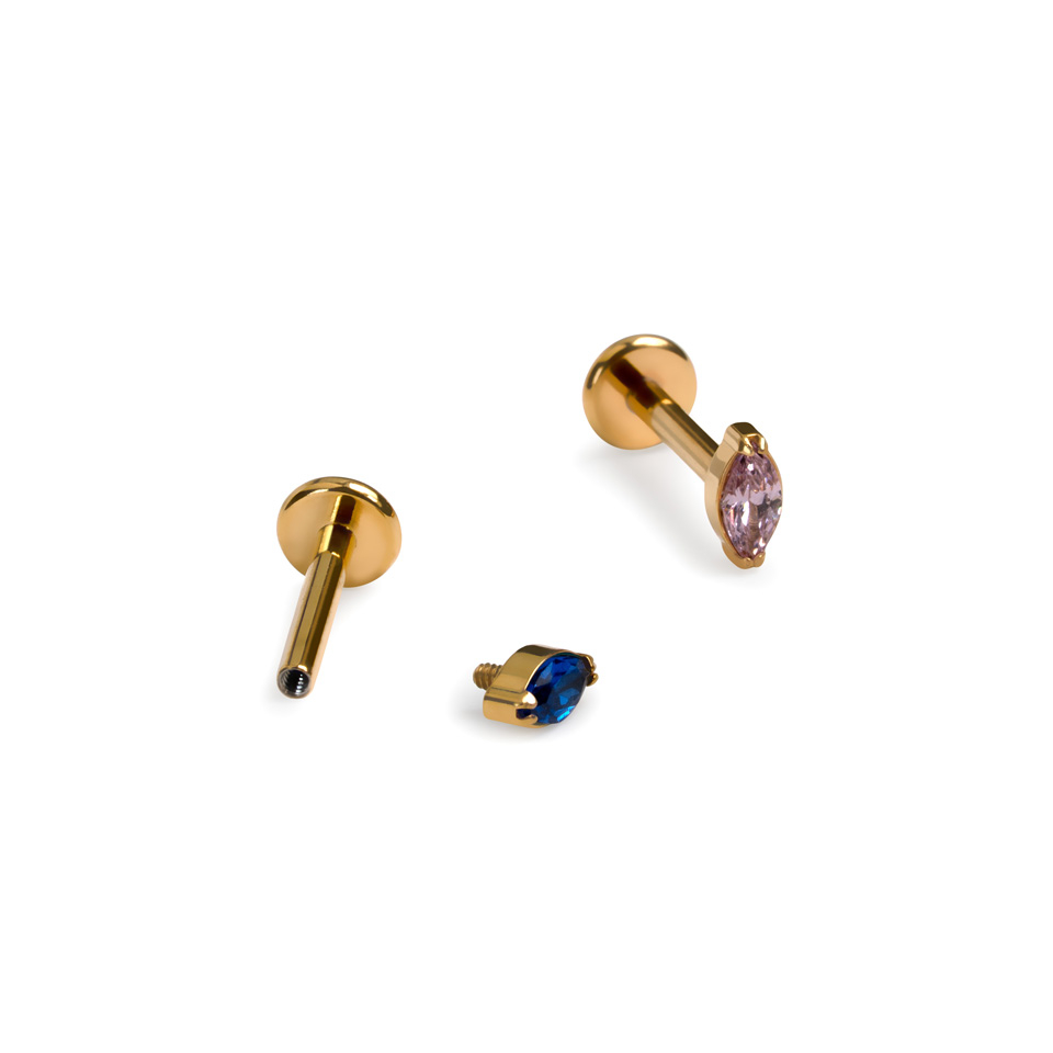 Titanlabret med eget val av färg på stenen