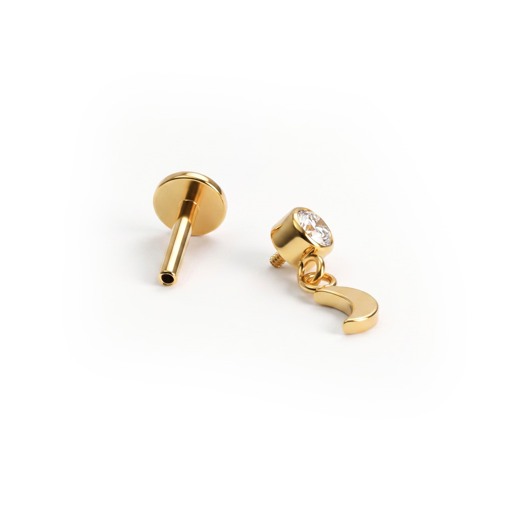 Titanlabret med månhänge