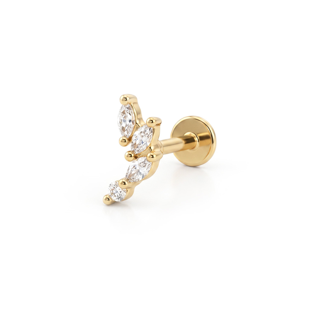 Titanlabret med en elegant uppsättning stenar