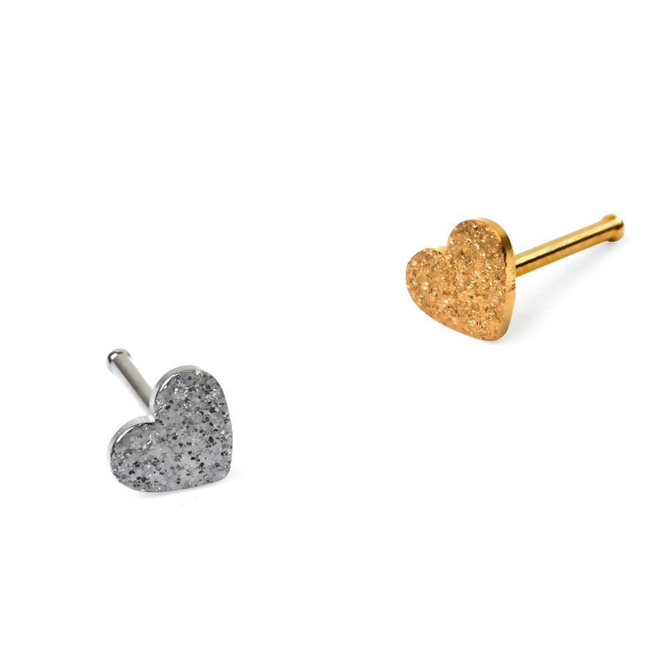 Nässtav med glittrigt hjärta