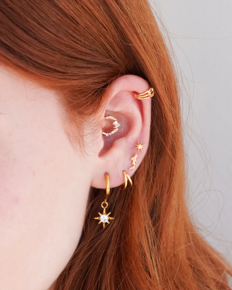 Dubbel ring i titan