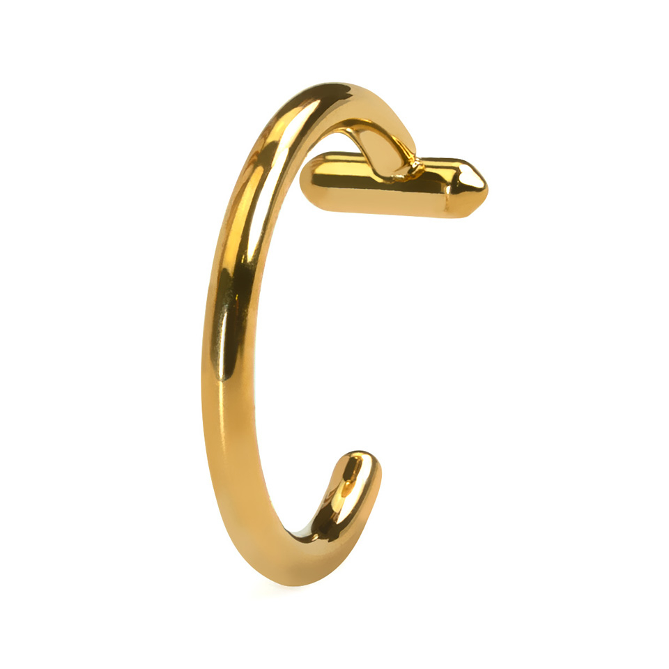 Öppen huggie-ring med bar-stopper