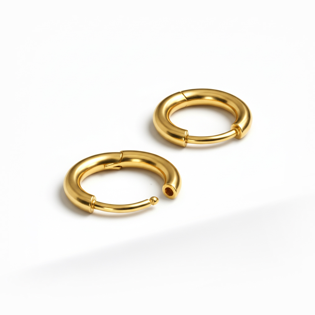 Ett par av huggieringar i titan